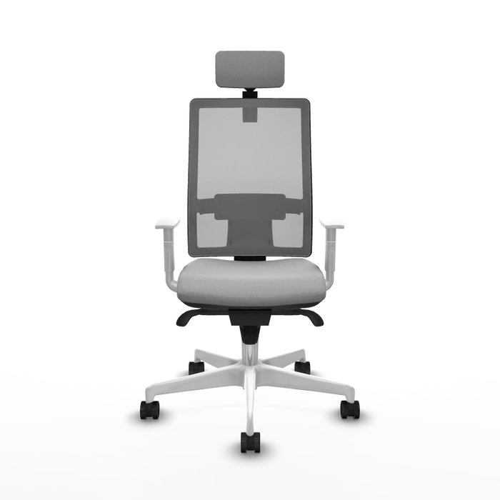 PIQUERAS Y CRESPO Silla de oficina Horna con mecanismo Sincro, Gris PIQUERAS Y CRESPO Silla de oficina Horna con mecanismo Sincro, Gris