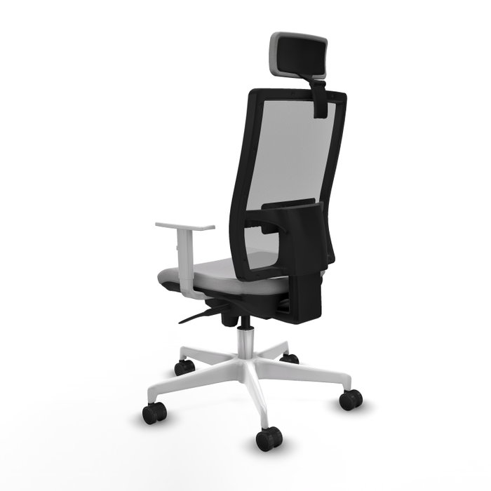 PIQUERAS Y CRESPO Silla de oficina Horna con mecanismo Sincro, Gris PIQUERAS Y CRESPO Silla de oficina Horna con mecanismo Sincro, Gris