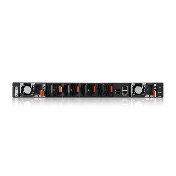 Zyxel CX4800-56F Switch Gestionado Layer 3, 48 Puertos SFP28 25GbE + 8 Puertos QSFP28, 1U Rack, 4000 Gbit/s Capacidad de Conmutación