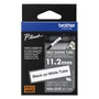 Brother HSe-231E Cinta Tubo Termorretráctil Negro sobre Blanco