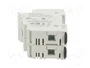 DF ELECTRIC Portafusibles PMX de 2 polos para raíl DIN, 30A, 600VAC