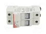 DF ELECTRIC Portafusibles PMX de 2 polos para raíl DIN, 30A, 600VAC