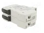 DF ELECTRIC Portafusibles PMX de 2 polos para raíl DIN, 30A, 600VAC