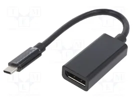 GEMBIRD Adaptador DisplayPort 1.2 a USB 3.1, 0,15m, negro