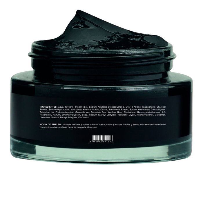 Labcare Crema Facial Negra de Carbón Vegetal Antienvejecimiento y Purificación Profunda 50 ml