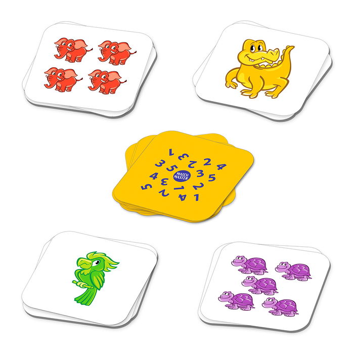 Lúdilo Match Master 803462 Juego de Cartas Veloz y Divertido de Coincidencias Cambiantes para Niños +5 Años