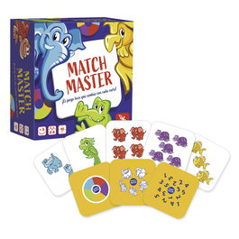 Lúdilo Match Master 803462 Juego de Cartas Veloz y Divertido de Coincidencias Cambiantes para Niños +5 Años