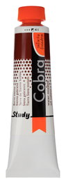 Cobra Cobra Study Color Al Óleo Miscible Con Agua Tierra de Siena Tostada 411, 40 ml