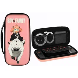 Konix Estuche Protector de Transporte para Nintendo Switch 2, Colección Spy x Family con Anya y Bond Forger, Rosa - KON3328170000550