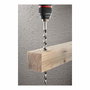 Wolfcraft Broca para vigas de madera, vástago hexagonal, ø10,00 x 400 mm