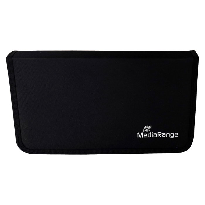MEDIARANGE Funda para CDs/DVDs BOX51, 48 discos, Negro