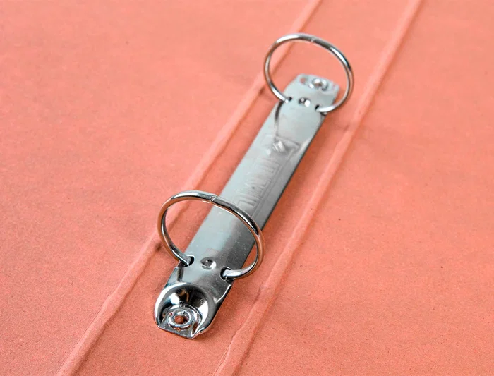 Liderpapel Carpeta de 2 Anillas 25mm Folio en Cartón Color Cuero