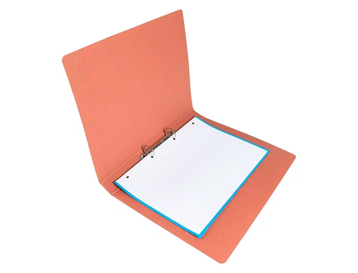 Liderpapel Carpeta de 2 Anillas 25mm Folio en Cartón Color Cuero