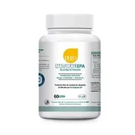 Puro Omega Natural Epa Maxima Absorcion 60 Perlas Aceite de Pescado Omega 3 para Sistema Cardiovascular