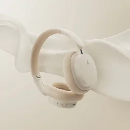 Baseus D05 Auriculares Inalámbricos Bluetooth 5.3, Blanco Cremoso, Diadema, 70h Autonomía, 2 Años Garantía