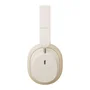 Baseus D05 Auriculares Inalámbricos Bluetooth 5.3, Blanco Cremoso, Diadema, 70h Autonomía, 2 Años Garantía