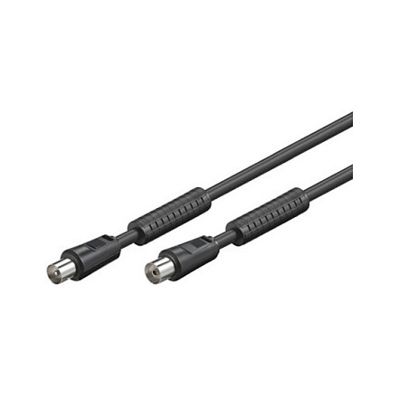 GoodConnections Cable de antena coaxial Alcasa S-PAK05S, 5 m, Negro GoodConnections Cable de antena coaxial Alcasa S-PAK05S, 5 m, Negro