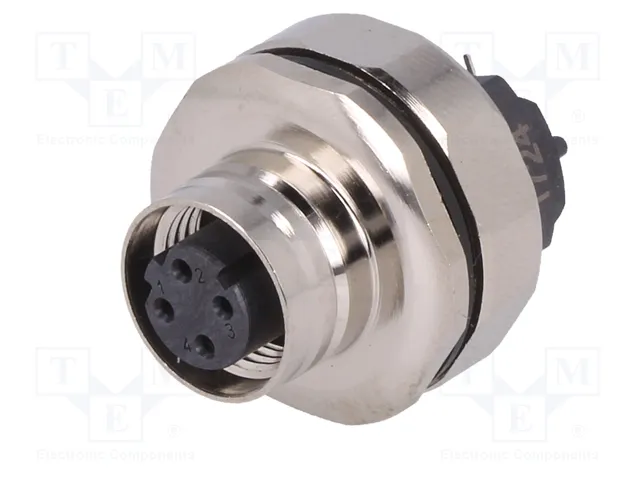 HARTING Conector M12 hembra 4 pines industrial PoE