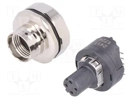 HARTING Conector M12 hembra 4 pines industrial PoE
