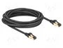 DeLOCK Cable de Red Cat.7 S/FTP RJ45 5 m Negro