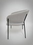 BORDECOR Pack de 2 Sillas de Comedor Moderna Buna en Tela Gris