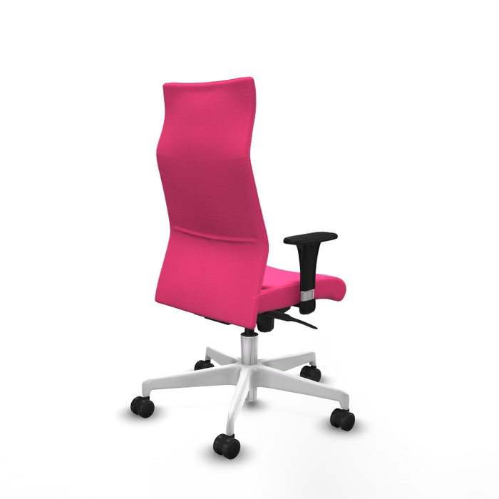 PIQUERAS Y CRESPO Sillón Albacete con Mecanismo Sincro y Tapicería Rosa