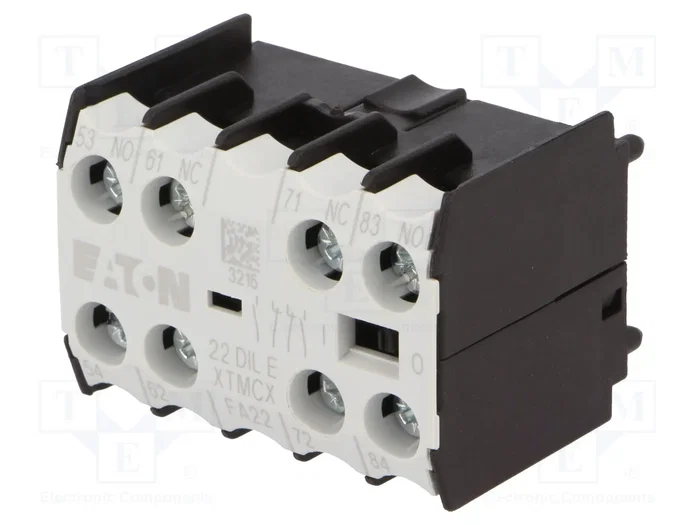 Eaton 22DILE Interruptor Auxiliar 2S+2 010288 con Conexión por Tornillo Eaton 22DILE Interruptor Auxiliar 2S+2 010288 con Conexión por Tornillo