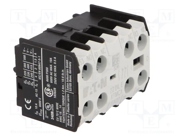 Eaton 22DILE Interruptor Auxiliar 2S+2 010288 con Conexión por Tornillo Eaton 22DILE Interruptor Auxiliar 2S+2 010288 con Conexión por Tornillo