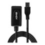 Lindy Cable de Extensión Activo USB 3.0 de 5m Negro