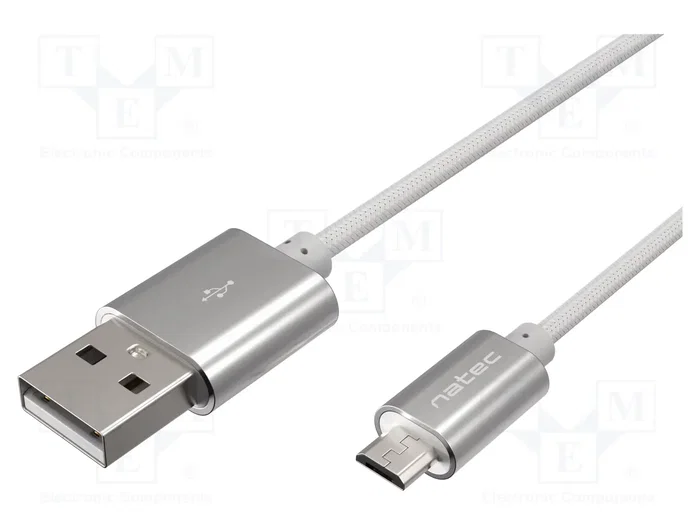 NATEC Cable USB 2.0 PRATI USB A a Micro USB B, 1m NATEC Cable USB 2.0 PRATI USB A a Micro USB B, 1m