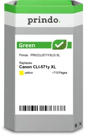 Prindo Cartucho de Tinta Amarillo Green XL PRICCLI571YXLG