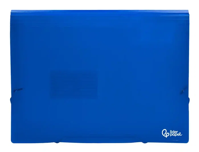 Liderpapel Carpeta Clasificadora Fuelle 32112 Azul Transparente 13 Departamentos DIN A4
