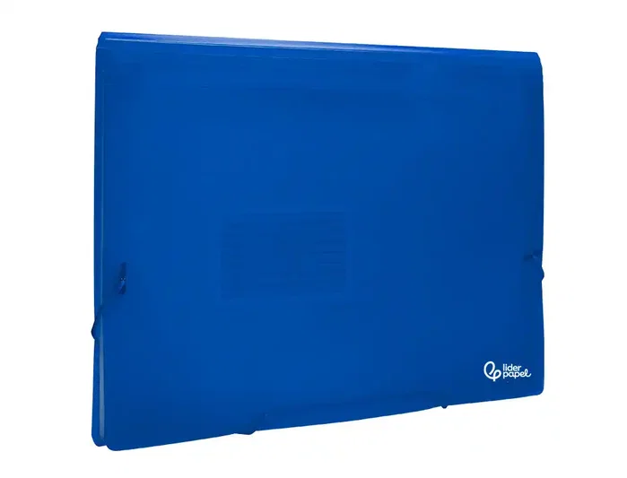 Liderpapel Carpeta Clasificadora Fuelle 32112 Azul Transparente 13 Departamentos DIN A4