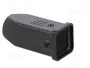 HARTING Carcasa para Conectores HDC Han® M Tamaño 3A Negro