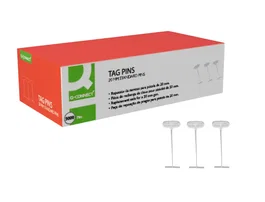 Q-connect Repuesto de navetes de 20 mm para pistola, caja de 5000 unidades
