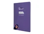 Liderpapel Cuaderno espiral Pautaguía A4 tapa dura 80 hojas lila