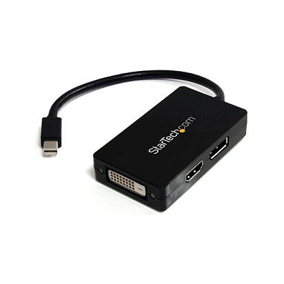 Adaptador Mini DisplayPort a HDMI Startech MDP2DPDVHD Negro Adaptador Mini DisplayPort a HDMI Startech MDP2DPDVHD Negro