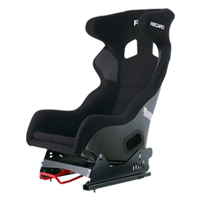 Recaro Asiento RC071280630 Pro Racer SPG HANS FIA - Velour Negro para Piloto y Copiloto, Homologación 8855-1999