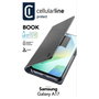 Cellularline Funda tipo libro para Samsung Galaxy A17 - Negro