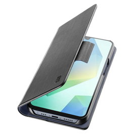 Cellularline Funda tipo libro para Samsung Galaxy A17 - Negro