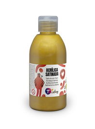 Pintura Acrilica Tcolors 250 Ml (Botella) Oro