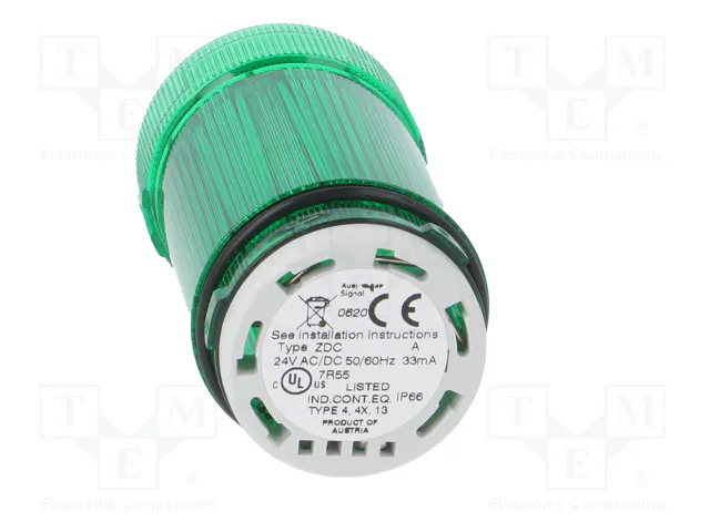 AUER SIGNAL Módulo de señalización luminosa Eco Modul 40 Verde LED IP66 AUER SIGNAL Módulo de señalización luminosa Eco Modul 40 Verde LED IP66