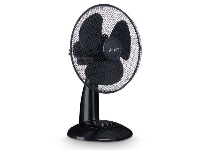 Argon Ventilador De Mesa Negro 45W 27x51x33.5cm