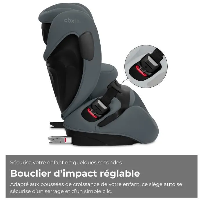 Cybex Silla de coche Pallas B3 i-Size Grupo 1/2/3 Reclinable CBX4063846432035 Cobblestone Gray Gris oscuro