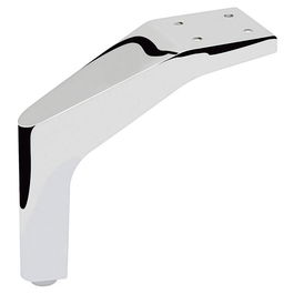 Q&Q Pata Metálica Aryta H150 Cromo para Mueble y Sofá Altura 150mm