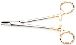 Covetrus Portaagujas Mayo Hegar 24 cm 1Ud con Insertos de Carburo de Tungsteno para Agarre Seguro
