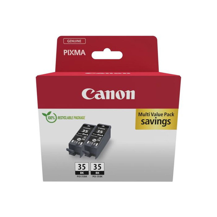 Canon PGI-35BK Multipack Negro de 2 unidades