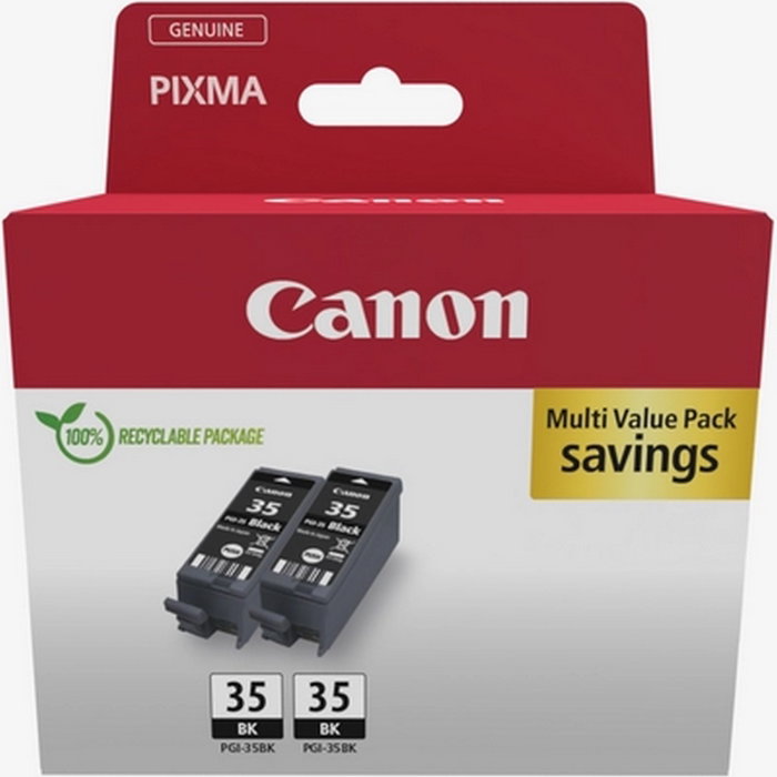 Canon PGI-35BK Multipack Negro de 2 unidades