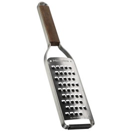 Microplane Master Grater extra coarse de corte grueso con mango de nogal
