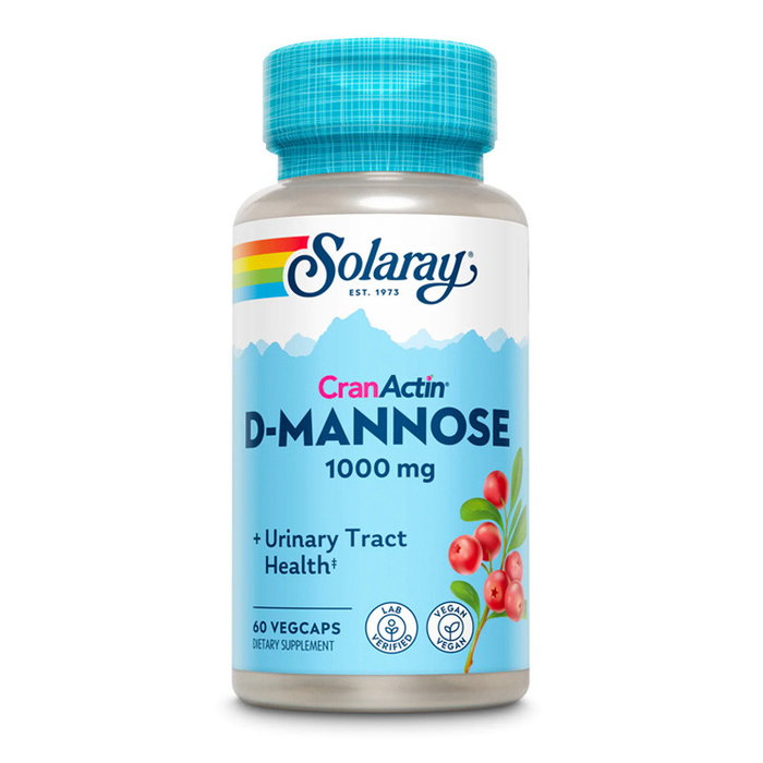 SOLARAY D-Mannose con CranActin 60 cápsulas